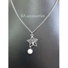 Buy RA accessories Women Necklace Silver ٍStare With Pearls in Egypt