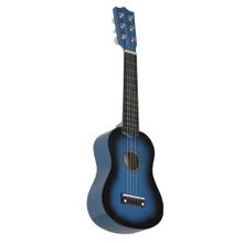 Buy Mini 21 Inch 6 Strings Acoustic Guitar Musical Instrument Gift Blue in Egypt