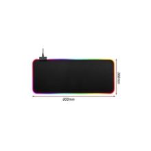 اشتري [80x30cm] RGB Gaming Mouse Pad - Non-Slip Rubber Base - Extended Mousepad في مصر