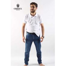 اشتري Chertex Men Slim Jeans- Blue في مصر