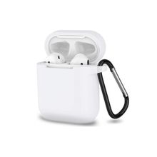 Buy Protective Silicone AirPods Case With Hook - Transparent in Egypt