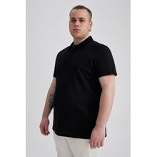 Buy Defacto Man Smart Casual Slim Fit Polo Neck Short Sleeve Knitted Polo T-Shirt. in Egypt