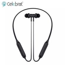 اشتري Celebrat A19 Bluetooth Wireless Neckband Sport Earphones - Black في مصر