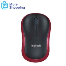 اشتري Logitech M185 Wireless Mouse - Red في مصر