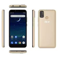 اشتري Iku A6 2022- Dual Sim Gold 1GB RAM 32GB 3G- GOLD- IKU +Free Mobile Holder في مصر