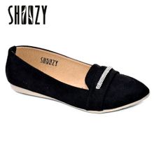 اشتري Shoozy Casual Slip On Ballerina  - Black في مصر