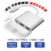 Buy Adapter From (Type-C) To (Type-C Female + HDMI + USB 3.0) Adapter For The New Chromebook in Egypt