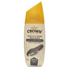 اشتري Crown Liquid Shoe Polisher – 75ml – Black في مصر