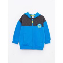 اشتري LC Waikiki Hooded Long Sleeve Baby Boy Zippered Sweatshirt With Color Block في مصر