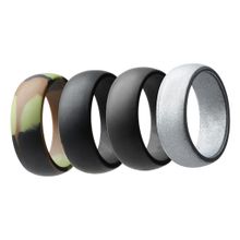 Buy 4Pcs Wedding Ring Rubber Silicone Women Men Active Sports Gym Fashion in Egypt