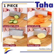 Buy Taha Offer Zigzag Knife For Cutting Potatoes And Pickles 1 Piece in Egypt