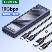اشتري Ugreen M.2 NVMe SA-TA SSD Enclosure 10Gbps USB C External USB 3.2 في مصر