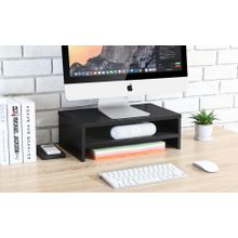 Buy Modern Home Computer Monitor Stand,TV Shelf 60 Cm ,Save Space - Black in Egypt