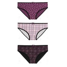 Buy Milk Pack Of 3 Cotton Printed Bekini Milk Panties For Women in Egypt