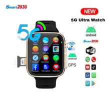 اشتري Smart 2030 Smart Watch C100 Ultra SIM Card 5G Andriod Watch - Black في مصر