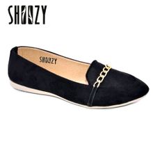 اشتري Shoozy Casual Slip On Ballerina  - Black في مصر