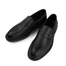 Buy Fashion (Black) Leather Brogue Dress Shoes Classic Business in Egypt