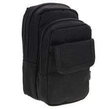 اشتري Multi-function High Density Strong Nylon Fabric Waist Bag / Camera Bag / Mobile Phone Bag, Size: 9.5 X 18.5 X 8cm(Black) في مصر