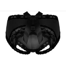 Buy Fg Women's Pantie Decorated With A Black Dress, Open From The Back. in Egypt