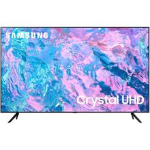 اشتري Samsung 50 Inch 4K UHD Smart LED TV With Built-in Receiver, Black - 50CU7000 في مصر