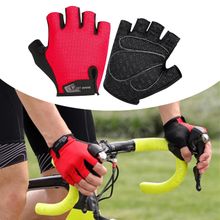 Buy Half Finger Cycling  Sports Accessories Motorcycle Road Red XL in Egypt