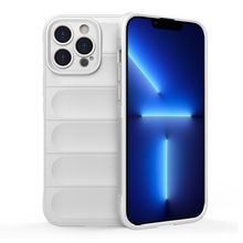 Buy Case For IPhone 11 Skin-Friendy Concave Panel Silicone Shockproof TPU Back Cover -White in Egypt