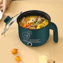 Buy Electric Hot Pot Stainless Steel Cookware Pot Green in Egypt