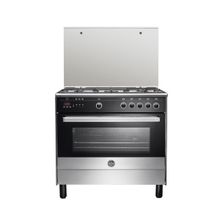 Buy La Germania Cooker 90 x 60, 5 Gas Burner, Stainless x Black 9M10G4A1X4AWW in Egypt