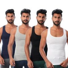 Buy Dice - Set OF (4) Sleeveless - Undershirt - For Men in Egypt