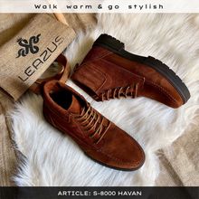 Buy Natural Leather Casual Leazus Half Boots - Havan in Egypt