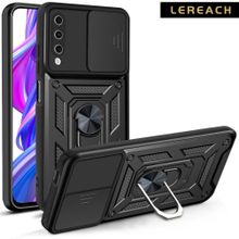 اشتري Case For Huawei Y9s / Honor 9X Pro Mobile TPU+PC Hard Ring Car Bracket Cover -Black في مصر