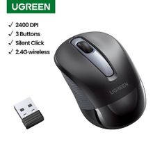 Buy Ugreen Mouse Wireless Ergonomic Shape Quiet Click 2400DPI Mice 2.4G in Egypt