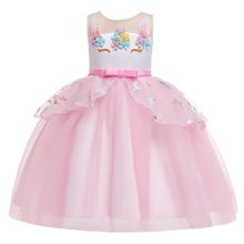 Buy Fancy Dress For Girls-Pink in Egypt