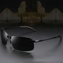 Buy Polarized Sunglasses Men Driving UV400 Glasses Black Polarized in Egypt