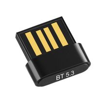 Buy Desktop PC Adapter Bluetooth-compatible 5.3 USB Computer Adapter Black in Egypt