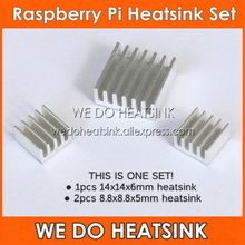 Buy 5 Sets 15pcs Total Diy Silver Aluminum Heatsink Cooler Kits For Raspberry Pi in Egypt