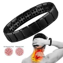 اشتري Fashion Therapeutic Energy Healing Bracelet Titanium Magnetic Therapy Bangle Bracelets في مصر