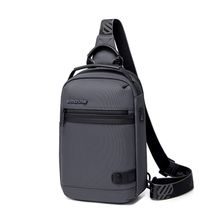 اشتري Arctic Hunter XB00141 TMS Chest Waterproof Anti-Theft Crossbody Sling Bag, Grey في مصر