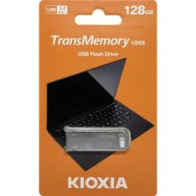 اشتري KIOXIA TransMemory U366 USB Flash Drive 128GB 3.0 USB File Transfer On PC/MAC, Metal في مصر