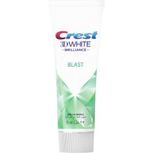 Buy Crest 3D Intense Brilliance Blast, Whitening and Freshness Toothpaste, 75 ml in Egypt