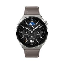 Buy Huawei WATCH GT 3 Pro Titanium - 46mm - Grey Leather in Egypt