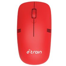 اشتري E Train E-train (MO10R) Wireless Optical Mouse 1200DPI - Red في مصر