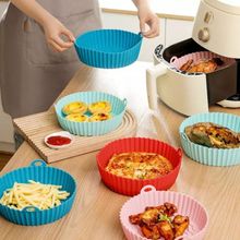 Buy Air Fryer Liners Reusable-Silicone Air Fryer Liner Baking Paper in Egypt