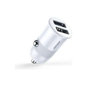 JOYROOM 3.1A Mini Dual-Port Fast Car Charger With Lightning Usb Cable