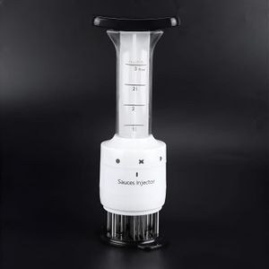 FLAVOR INJECTOR - PRECISE MARINATION:Get precise and even marinating with this high-quality injector.Add rich flavors to your meats for a truly satisfying cooking experience.