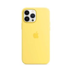 Apple iPhone 13 Pro Max Silicone Case with MagSafe lemon zest