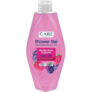 Care & More جل استحمام ميسيلار من Care & More بتوت العليق وماء الورد - 500 مل