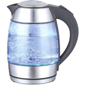 1.8L Glass Kettle Quick Brew Coffee Electric Kettle, Whistle Kettle Boil Self Power-Off,Anti-Burn Dry Self-Protection Constant Temperature Thermos Pot