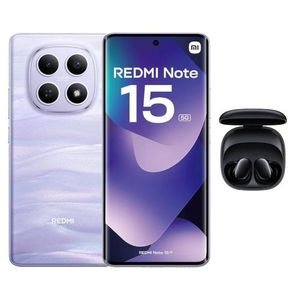 XIAOMI ريدمي نوت 15، يدعم شبكة الجيل الخامس، شريحتان، ذاكرة وصول عشوائي 8 جيجابايت، سعة تخزين 256 جيجابايت، لون بنفسجي