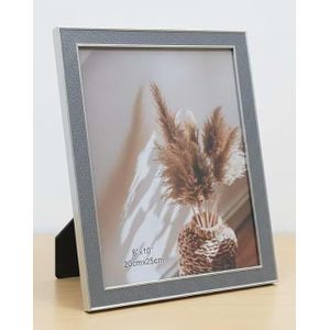 Wooden Picture Frame, Silver Color with Stand, 25x20cm, Modern Home Decoration